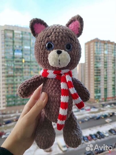 Плюшевый кот. Ручная работа