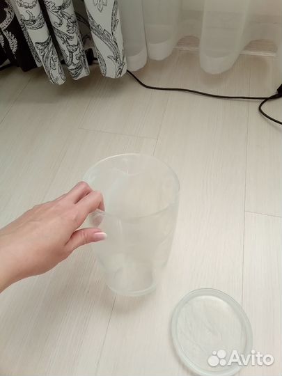 Горшок стеклянный для орхидеи