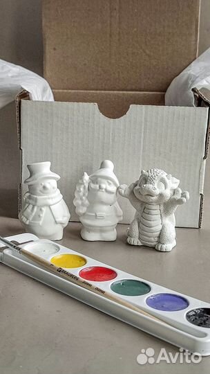 Набор гипсовых фигур для раскрашивания