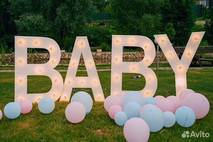 Baby буквы в аренду