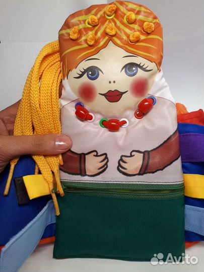 Матрешка-застежка. Монтессори