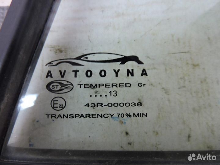 Стекло двери задней правой форточка Daewoo Nexia N