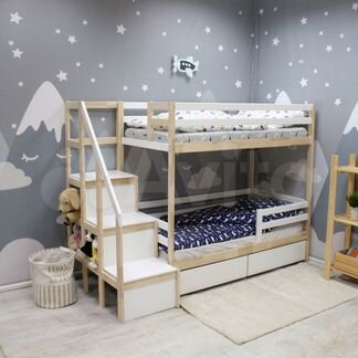 Двухъярусная детская кровать Eco bed