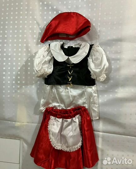 Новогодний костюм Красная шапочка