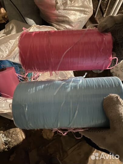 Пряжа для вязания мочалок