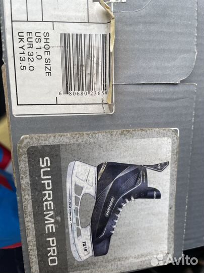 Коньки bauer supreme pro 32 р-р