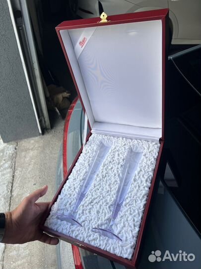 Набор 2 фужера под шампанское Moser's в упаковке