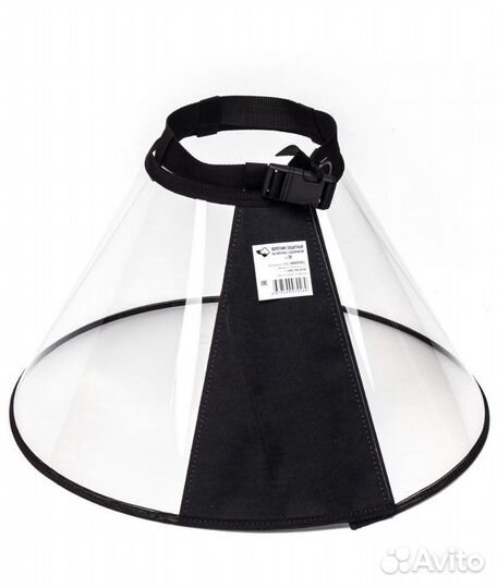 Воротник защитный на липучке с ошейником