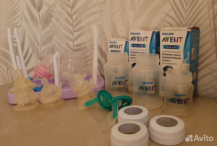 Бутылочки Philips avent с клапаном