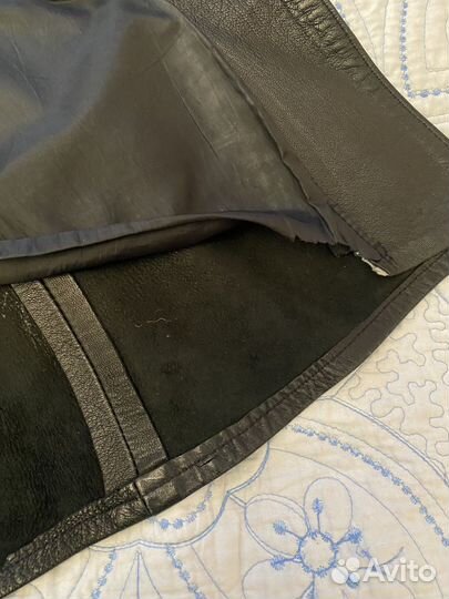 Юбка натуральная кожа