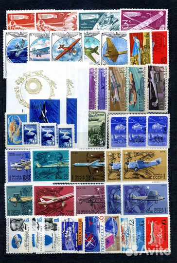 Марки история авиации, самолетостроение СССР