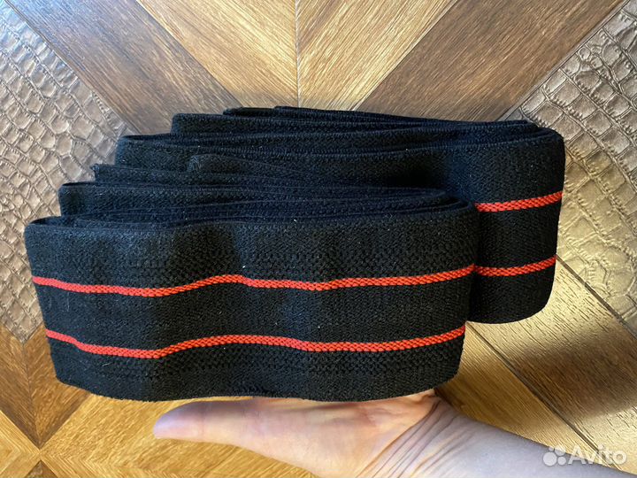 Коленные бинты для становой тяги или приседа