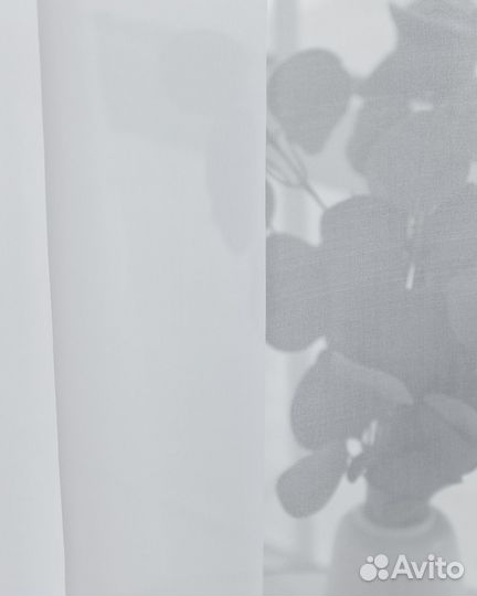 Легкий вуаль белый тюль