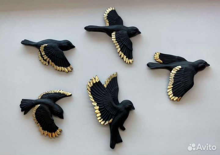 Барельеф Птички