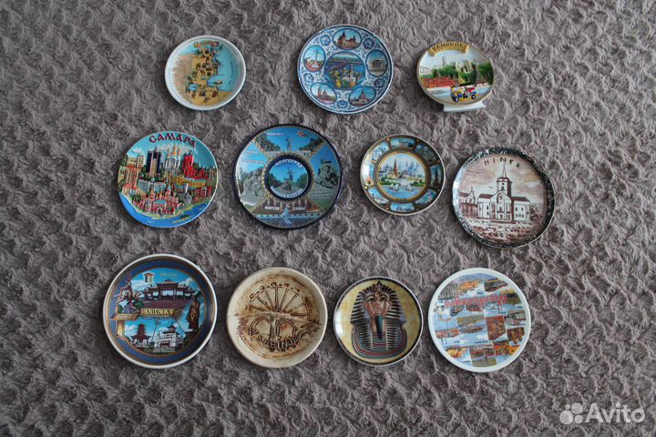 Сувенирные тарелки Россия и другие страны