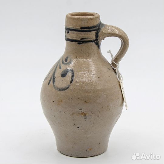 Антикварный керамический винный кувшин