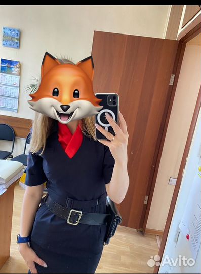 Платье женское мвд с коротким рукавом 42 размер