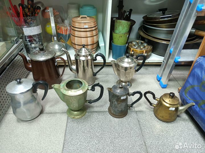 Чайник. Кофейник. Металл. СССР. Винтаж 7шт. Разные