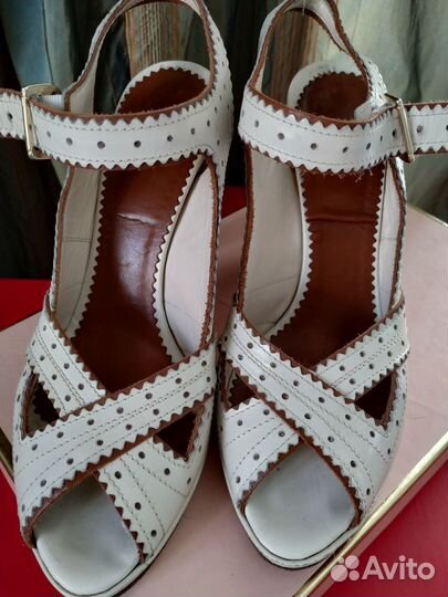 Босоножки Max Mara натуральная кожа