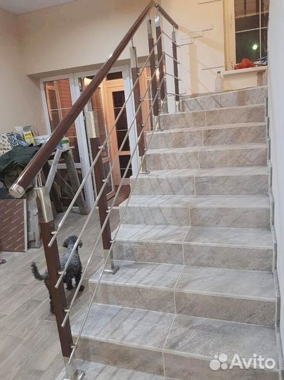 Ограждения, перила лестниц из нержавейки