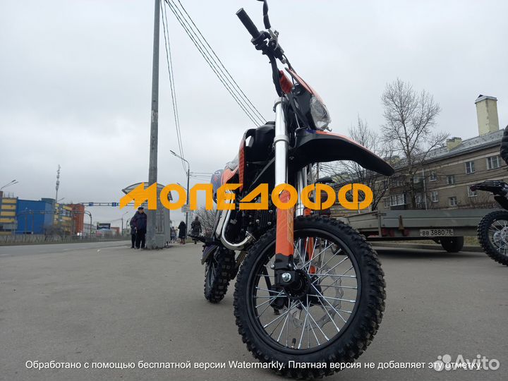 Питбайк BSE EX 125E (020) Blue Orange Ant