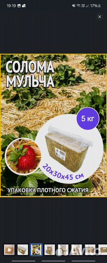 Солома для мульчирования