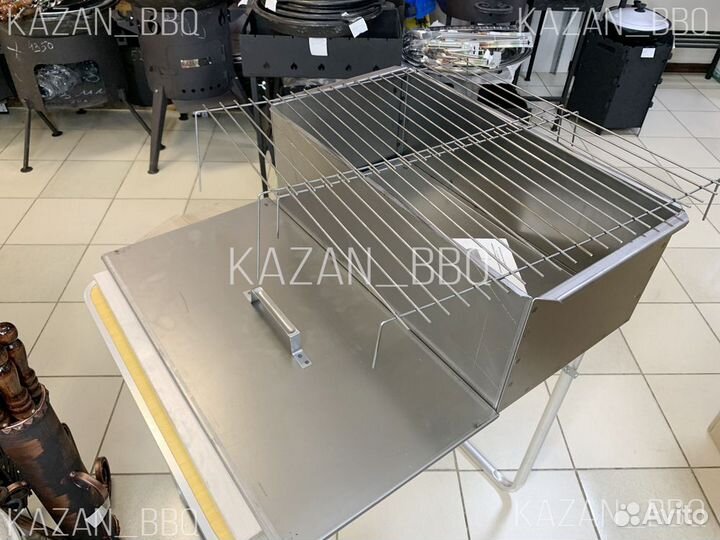 Большая коптилка горячего копчения