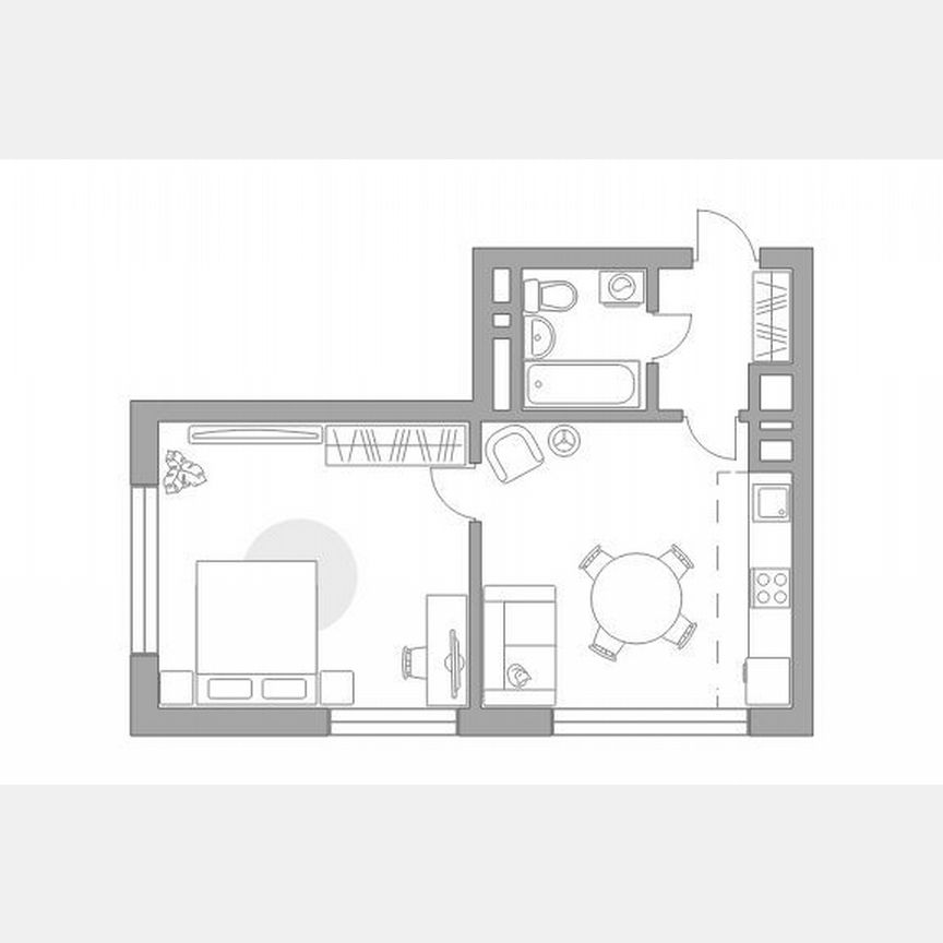 1-к. квартира, 44,7 м², 19/23 эт.
