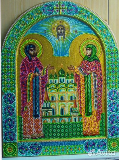 Православные иконы в современной точечной технике