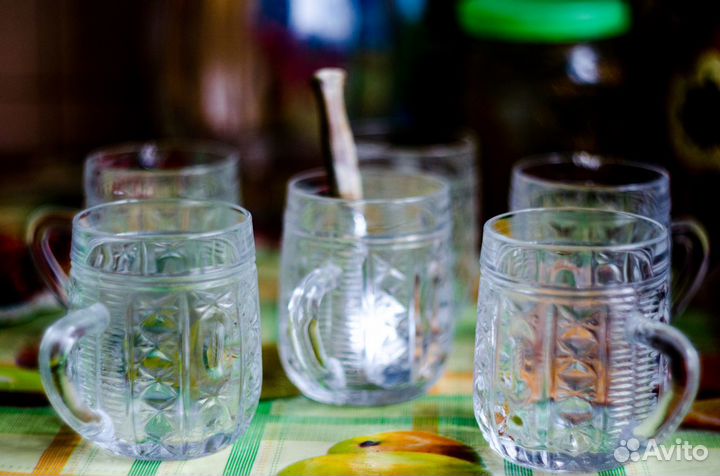 Стаканны хрустальные, Вазочка. СССР