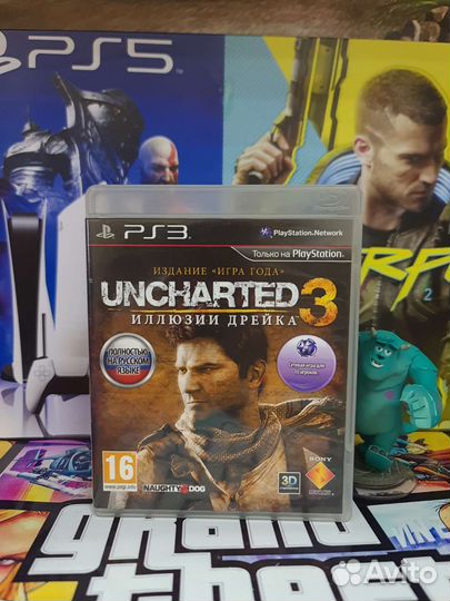 Uncharted 3 Игра Года Ps3