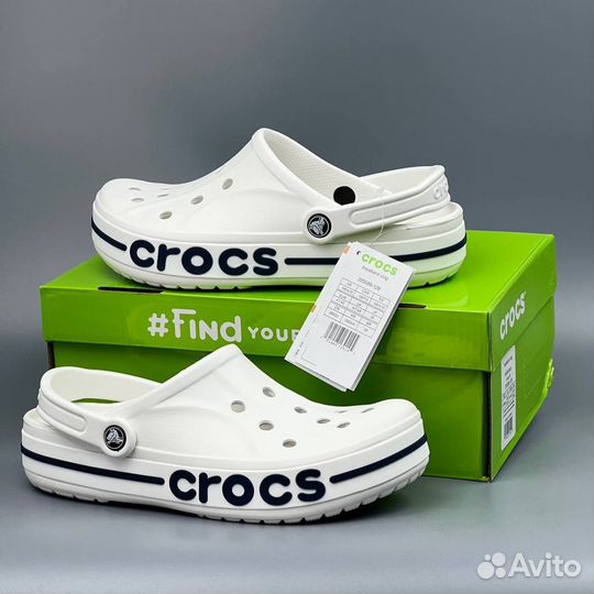 Тапочки Crocs White Оригинальное качество