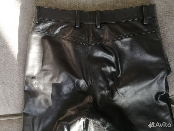 Брюки кожаные