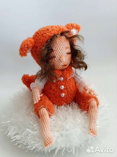Интерьерная кукла лисичка