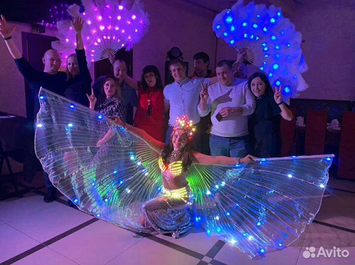 Световое шоу на свадьбу,юбилей,восточный танец