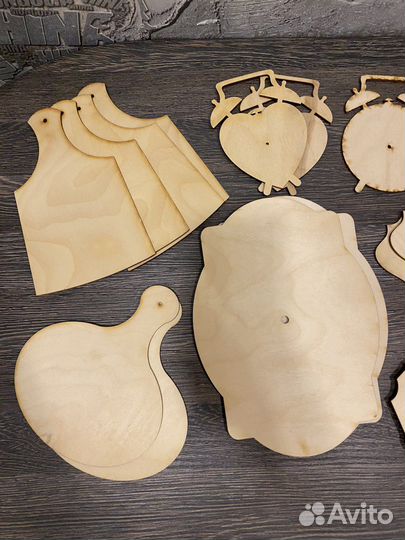 Заготовки деревянные для творчества, декупажа