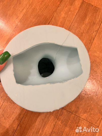 Силиконовая форма молд для гипса девочка с цветком