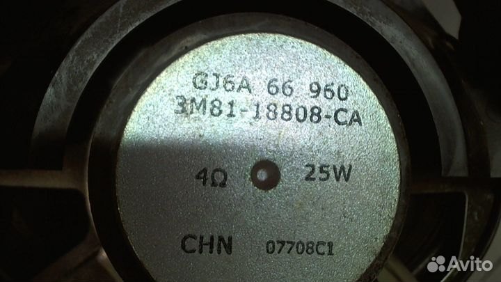 Динамик Mazda 3 (BK), 2007