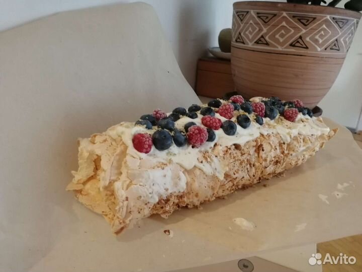 Меренговый рулет