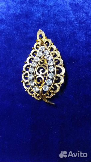 Бижутерия брошь винтаж Америка