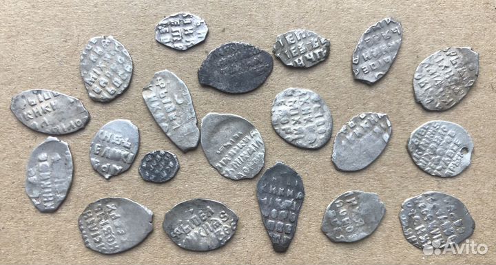 Царские монеты чешуйки (20 серебряных монет)