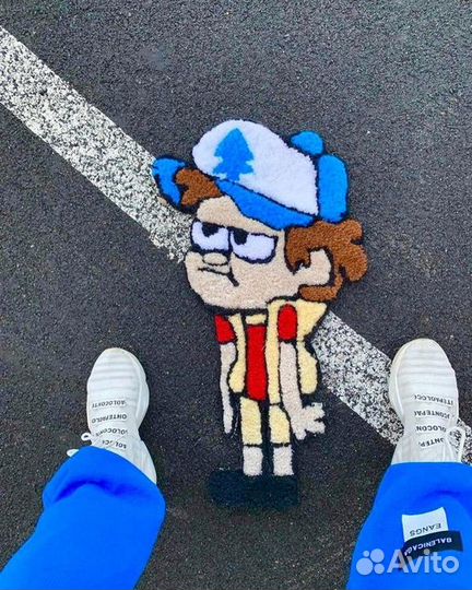 Тафтинговый ковер Диппер Гравити Фолз