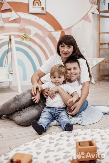 Фотосессия детская семейная новогодняя