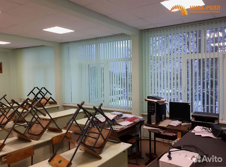 Вертикальные жалюзи белые