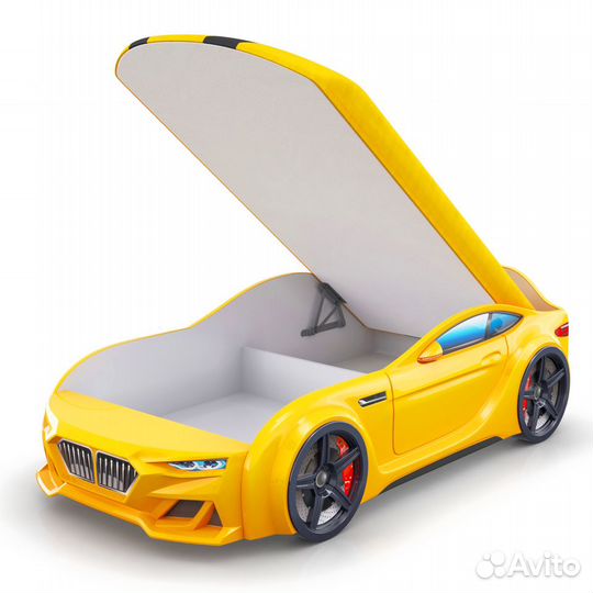 Детская кровать машина