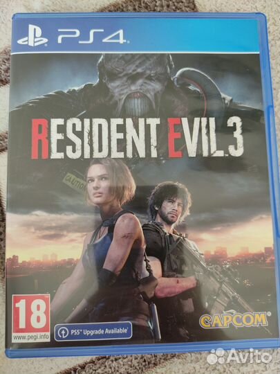 Resident evil 3 ps4 диск