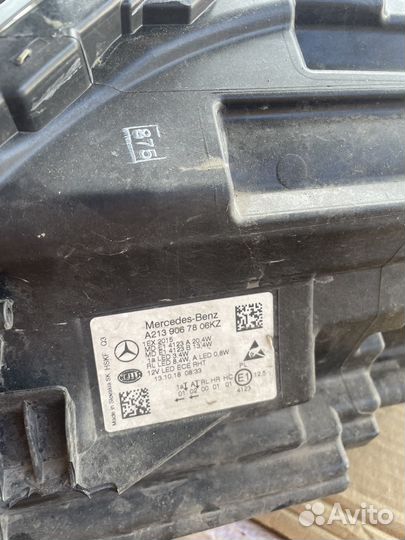 Правая передняя фара на mercedes e w213 2019