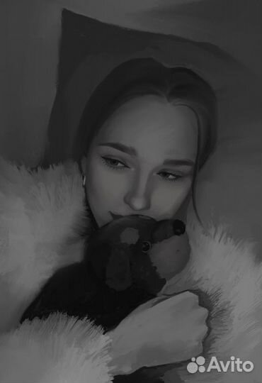 Портрет по фото на заказ, гиф анимация, стикеры