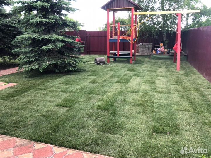 Укладка рулонных газонов под ключ