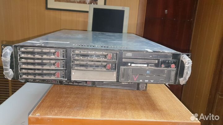 Корпус сервера depo storm+2бп500w+охлаждение